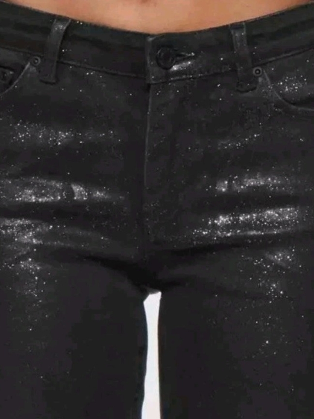 Rebecca Minkoff Black/charcoal Shimmer Pants